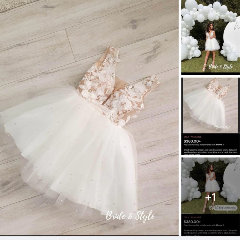 Second look wedding dress